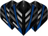 Winmau Mega Standard Zwart, Grijs en Blauw dartvluchten