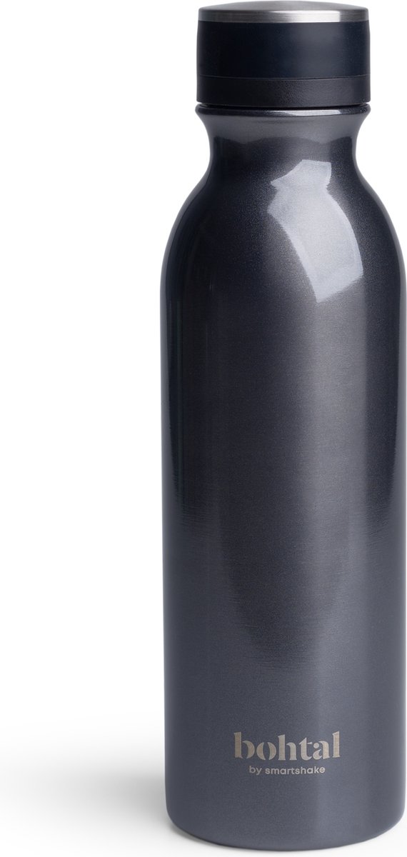 Smartshake Bohtal Insulated Flask - Metalic Grey (600ml) Metalic Gray - Accessoires - Shakers & Mixers