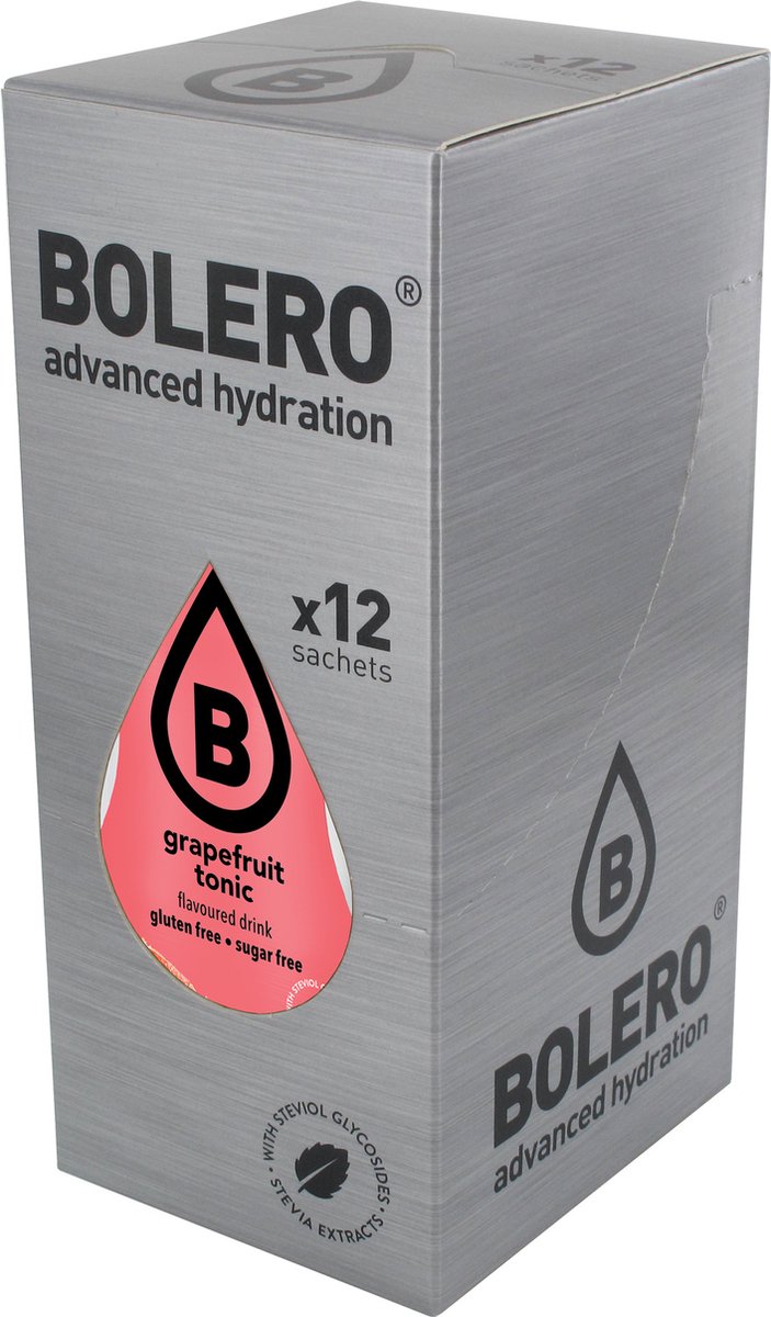 Bolero Classic - Grapefruit Tonic - 12 x 9 gram