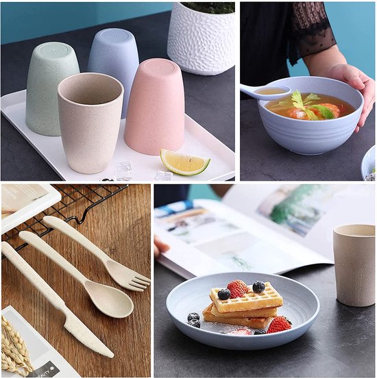 Camping tuin servies 28 delig - Modern BBQ servies voor 4 pers, — afbeelding 2