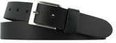 Leren Riem Heren/Dames | 3.5cm breed | Riemmaat: 95cm (totale lengte: 110cm) | 100% echt leer | Nikkelvrije gesp | Kleur: zwart