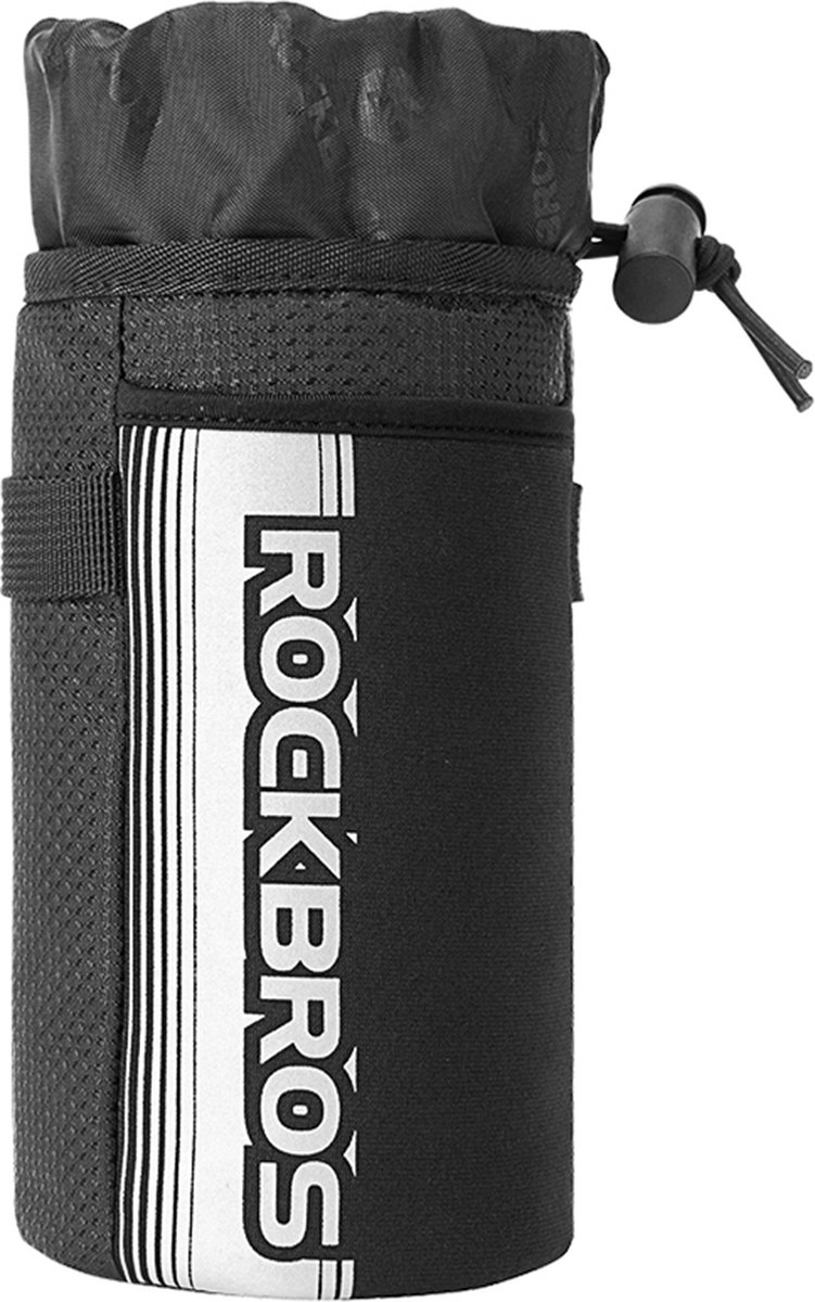Rockbros Fiets Bidonhouder voor Stuur - Universeel Montagesysteem met Klittenband - Geschikt voor Mountainbike, Racefiets en Meer