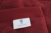 Kepri Handdoek - Red Wood - 2 stuks - Duurzaam - 700 gr/m2 - 50 x 100 cm