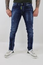 Heren slim fit jeans DSQRRED7 Boss Blue