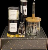Geur cadeau home, cadeau voor hem en haar, mooi en stoer cadeau voor man of vrouw, leuke verrassing, origineel, geurkaars, kaarsen, geurstokjes