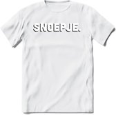 Snoepje - Valentijn T-Shirt | Grappig Valentijnsdag Cadeautje voor Hem en Haar | Dames - Heren - Unisex | Kleding Cadeau | - Wit - XXL