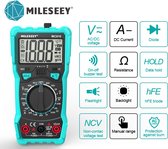 Mileseey NCV Digitale Multimeter | Auto Variërend AC/DC Spanningsmeter | Multimeter |  Spanningsmeter | Meter | Display | Blauw