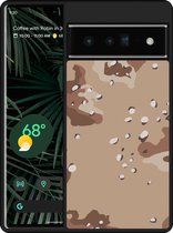 Pixel 6 Pro Hardcase hoesje Army Desert Camouflage - Designed by Cazy