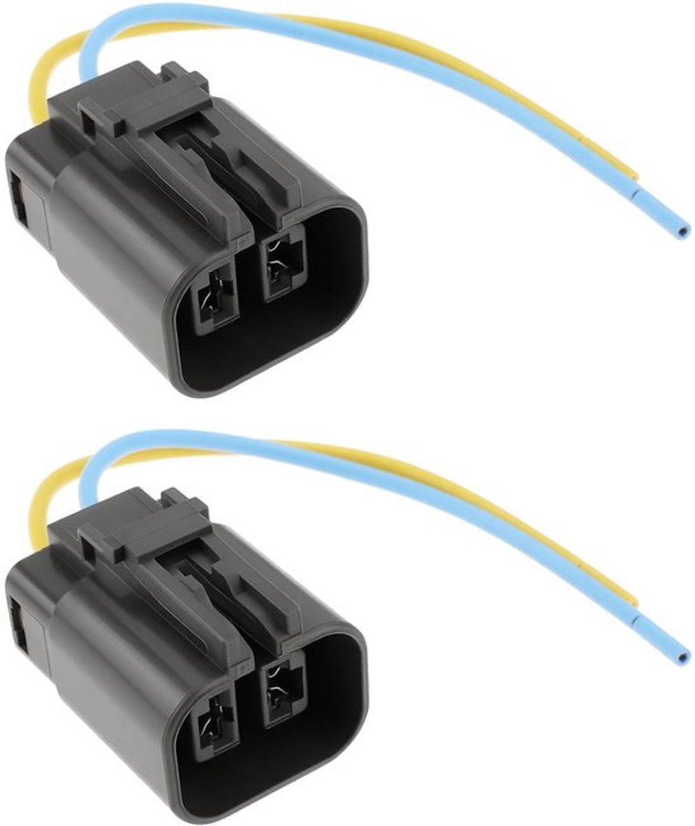 2Pcs Auto Alternator Bedrading Harness GY01-18-W9XA Compatibel met Mitsubishi Compatibel met Hitachi, L813-18-300