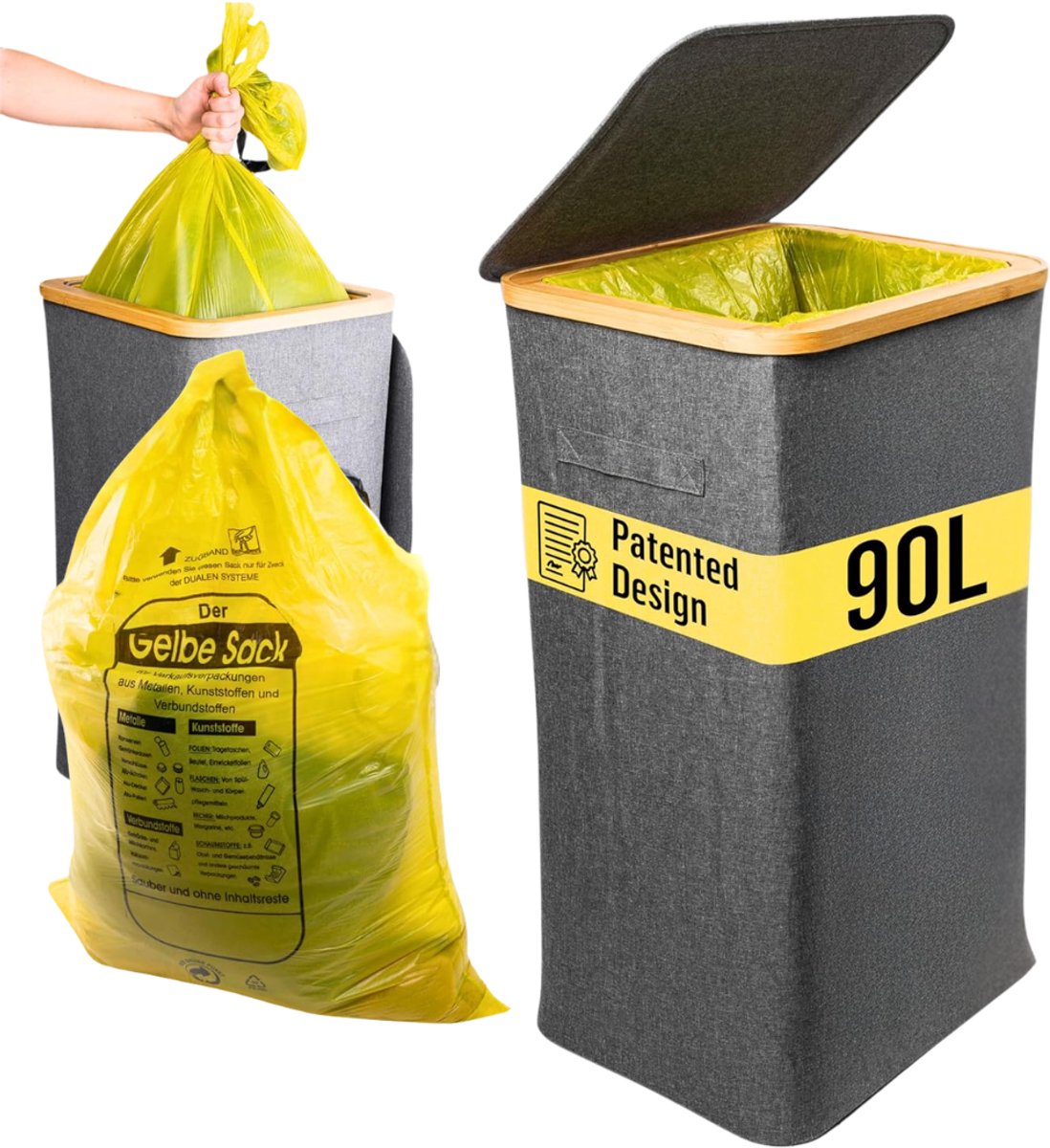 CLGP® Statiegeld Container - Container - Vuilnisbak -Grijs