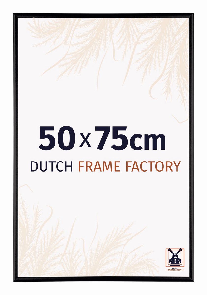 Dutch Frame Factory Fotolijst 50x100 cm - Aluminium - Zwart Mat - Kampen
