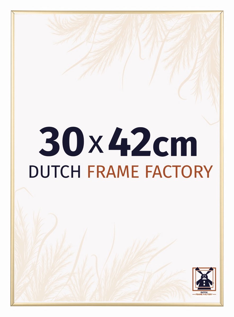 Dutch Frame Factory Fotolijst 30x42 cm - Aluminium - Goud - Kampen