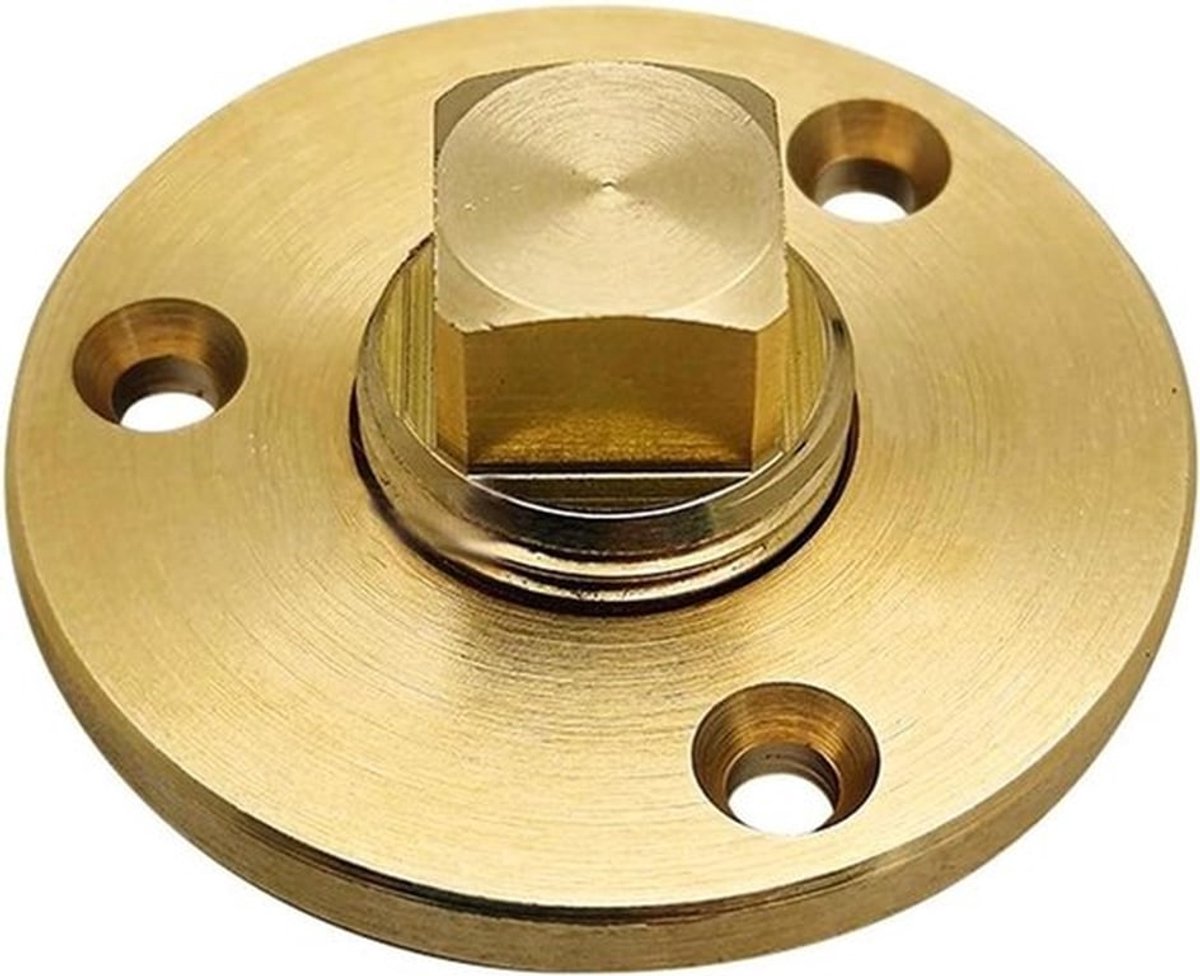 Boot afvoerkit - Waterdraad aansluiting - Jacht accessoires - Marine - Boot achter - Koperen - Geschikt voor jachten - Brons wateraansluiting met schroeven en ringen.