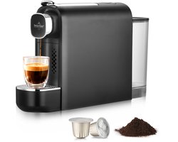 Swiss Haus® NES23 Koffiecupmachine - Geschikt voor Nespresso - 1400W – Snelle Opwarming 40 sec - 20 Bar Pomp – 600ml Watertank – Compact & Gebruiksvriendelijk – Zwart