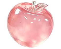 Set appel squishy speelgoed, langzaam terugverend stressbal, schattig fruit fidget speelgoed, zacht sensorisch knijpspeelgoed voor stressverlichting bij kinderen en volwassenen, roze