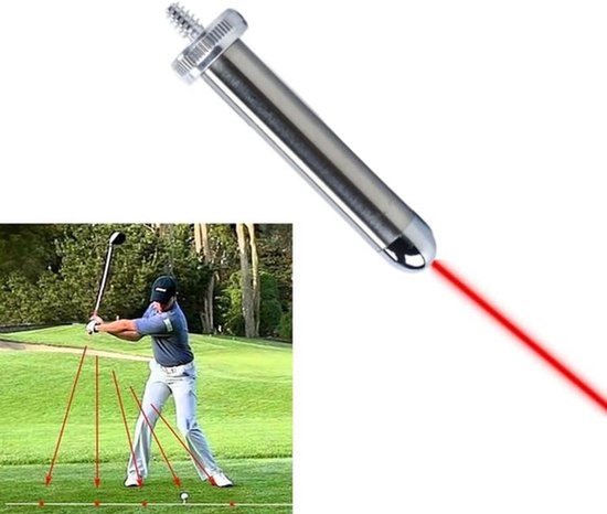 Golf Swing Plane Trainer - Posture Rhythm Training Device - Metalen Oefentool 85x20mm van Merkloos — afbeelding 2