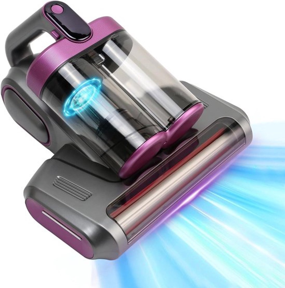 Matrasstofzuiger 13000 Pa Afzuiging Bedstofzuiger Mijtverwijderingsapparaat met UV-C en Ultrasoon Geluid Voor Stof Huisdierharen