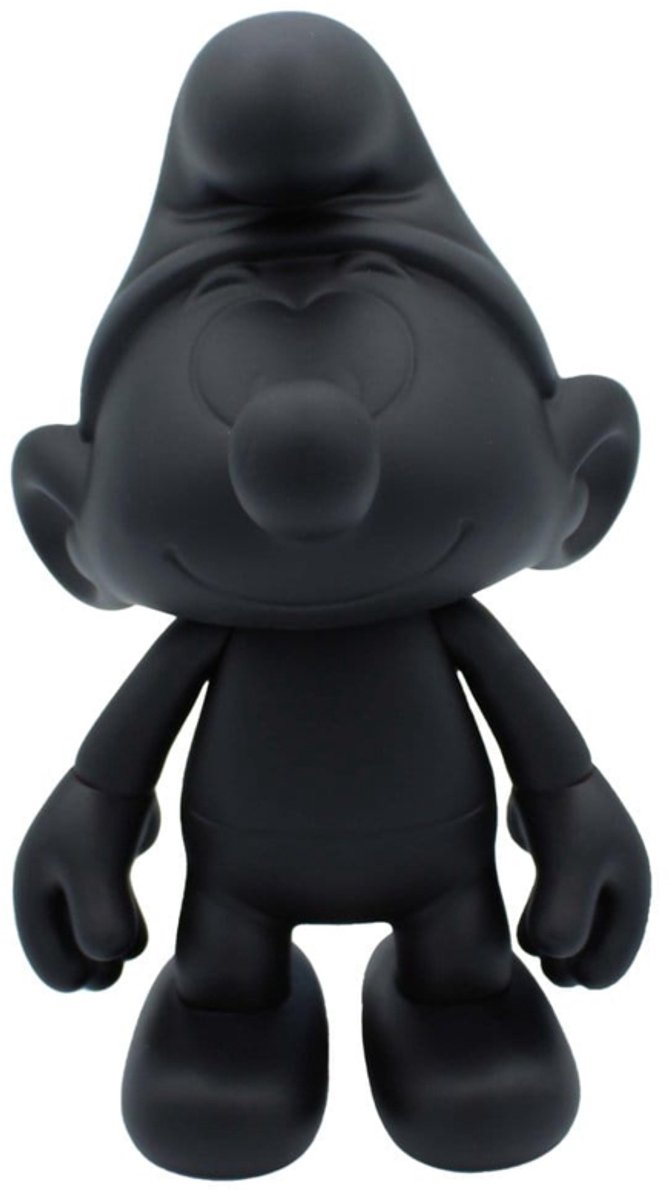 Puppy The Smurfs Statue Smurf Black 19 cm Beeld