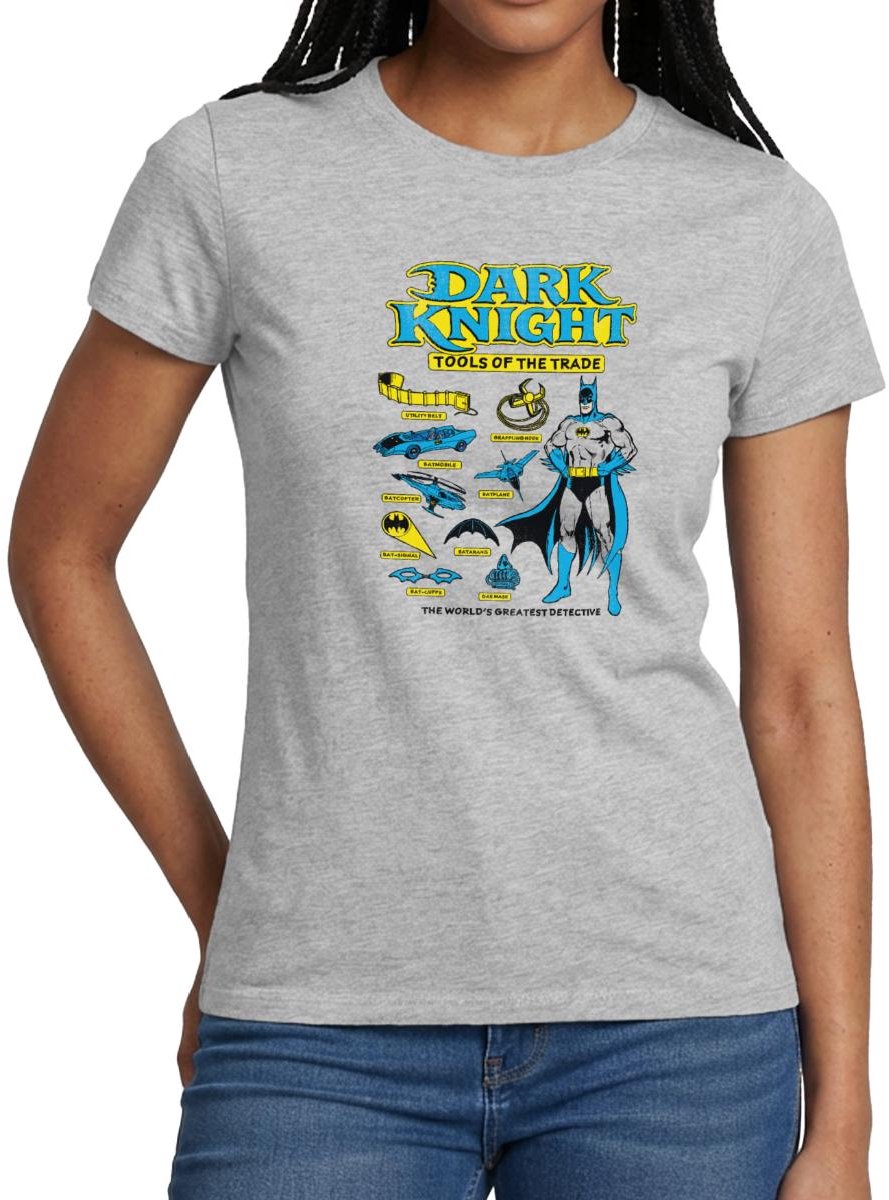 Batman Dark Knight Tools Collage T-Shirt Dames