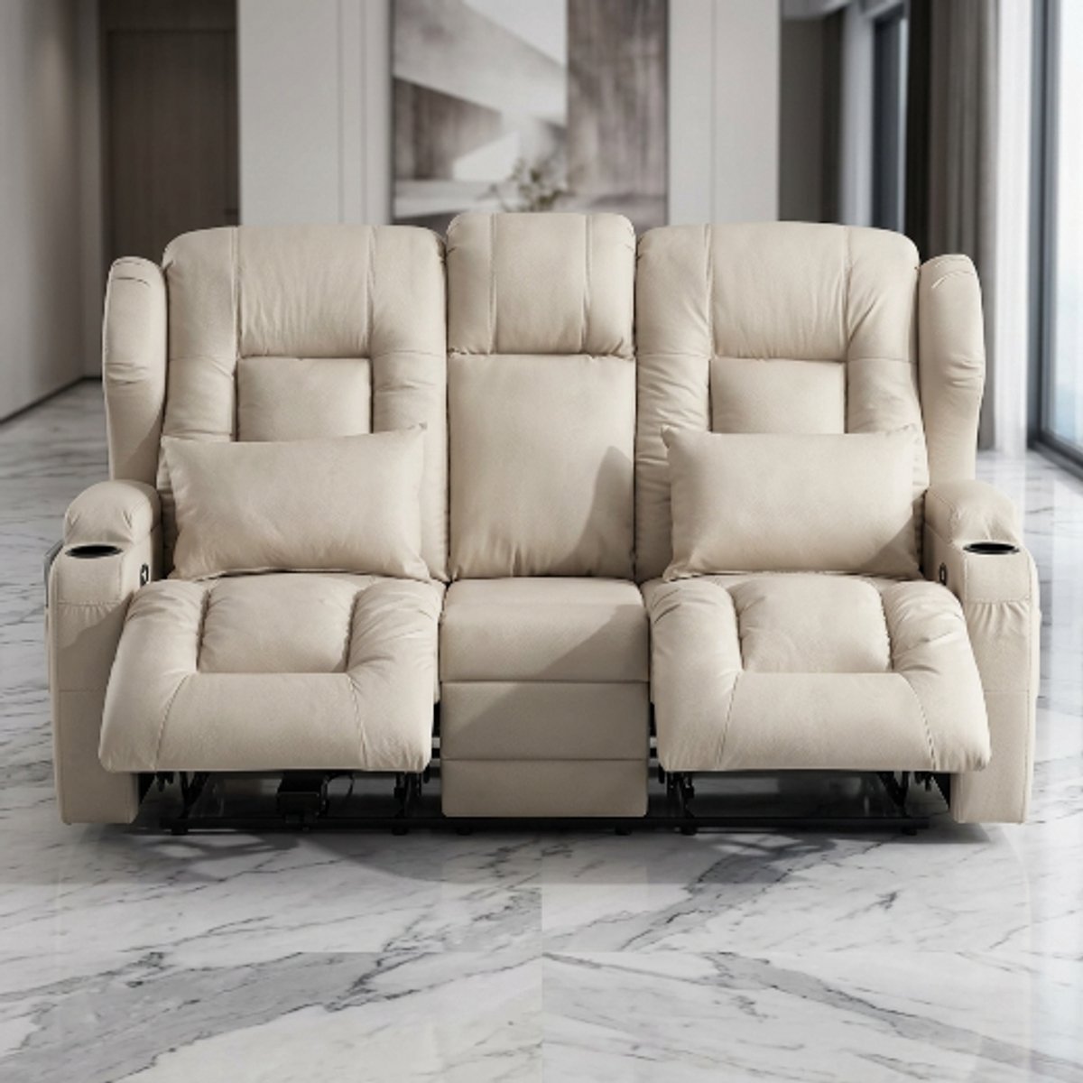 CinemaComfort Luxe 2-Zits Relaxbank met - Novihome