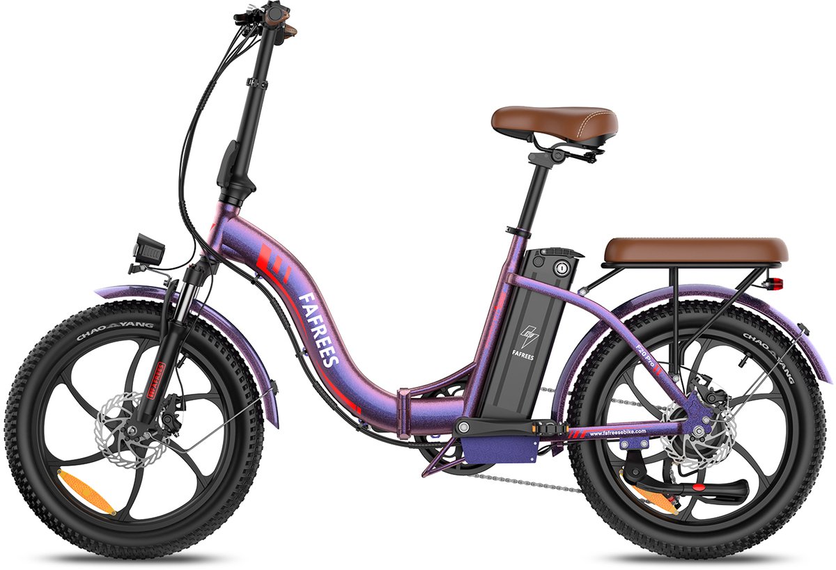 Fafrees F20 Pro Elektrische Fiets - 250W 20 Inch E-bike - 36V 20Ah Accu - Bereik 75-100km - Shimano 7 Versnellingen - Verende Voorvork - Opvouwbaar