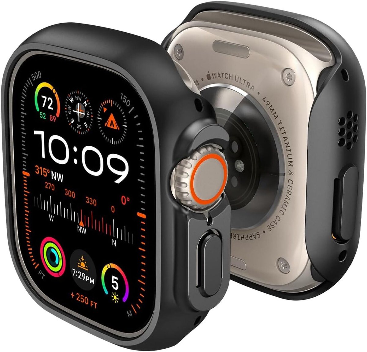 Spigen - Thin Fit - Apple Watch Ultra (49mm) - Black