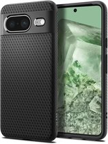 Spigen Liquid Air Hoesje voor de Google Pixel 8 - Back Cover Flexibel TPU Matte Zwart