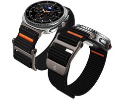 Spigen Bandje Geschikt voor Samsung Galaxy Watch 8 40MM / 44MM / 8 Classic 46MM - DuraPro Flex - Zwart
