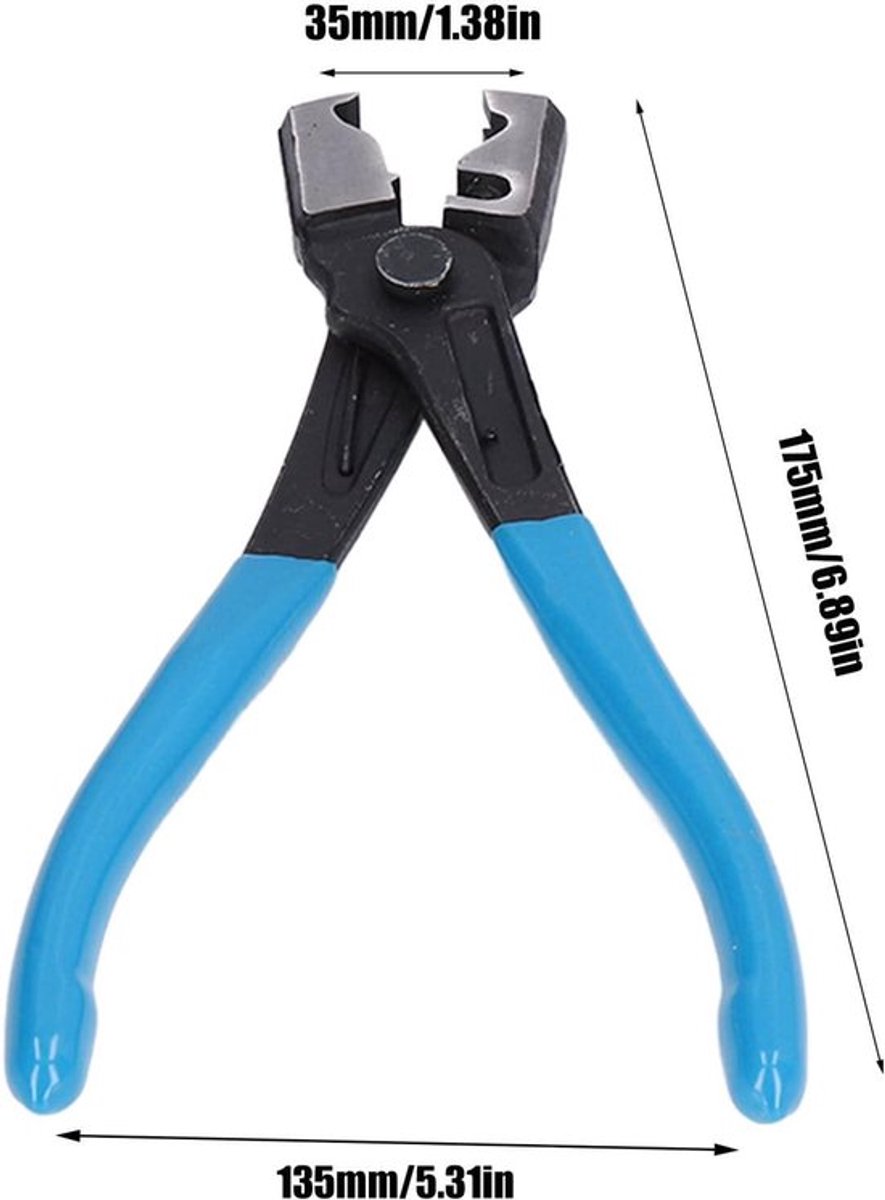 Buisbundeltang met Clic R-type kraag voor autoreparatie, duurzaam handgereedschap met stevige pasvorm voor eenvoudig en snel bevestigen van slangklemmen