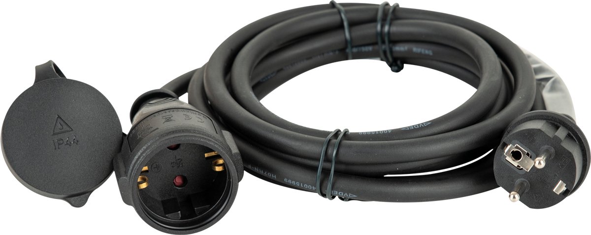 DAP H07RN-F 3G1.5 Schuko Verlengkabel 5 Meter IP44