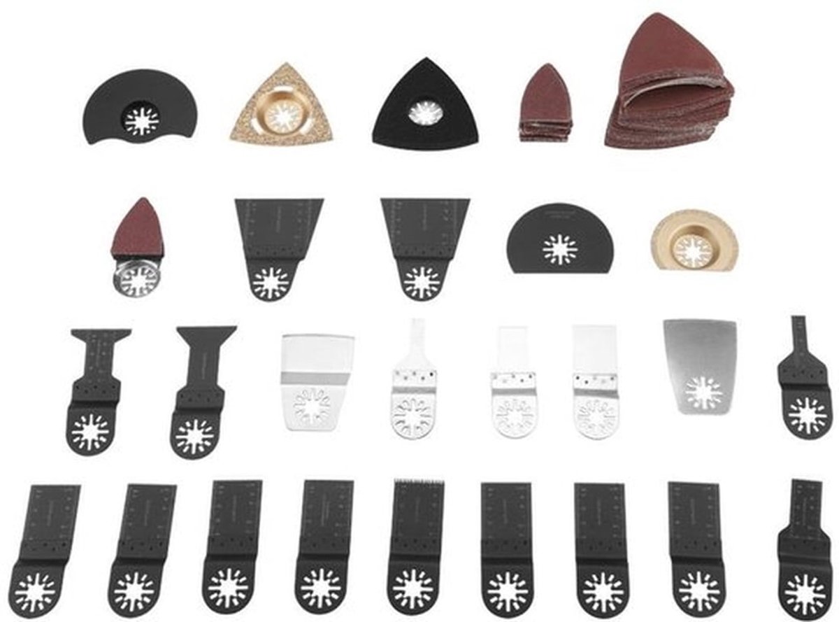 Dailygoods- Gereedschapszaag Draaibaar Lemmet - Accessoireset 100-delig - Zaagblad Koolstofstaal - Roestvrijstalen Zaagbladen - Lichtgewicht 759 gr - Voor Hout/Kunststof/Metaal - Zaagset