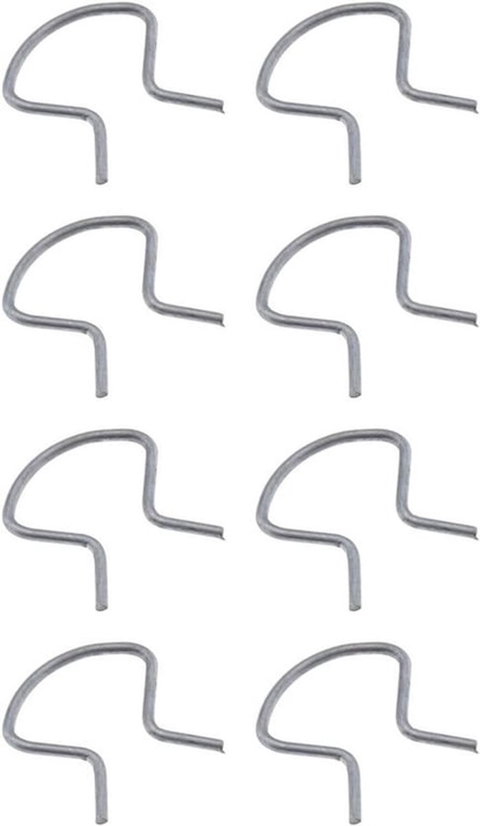 Metalen clips voor raamgrepen - Set van 8 - Compatibel met Fiat, Lancia, Peugeot, Citroën
