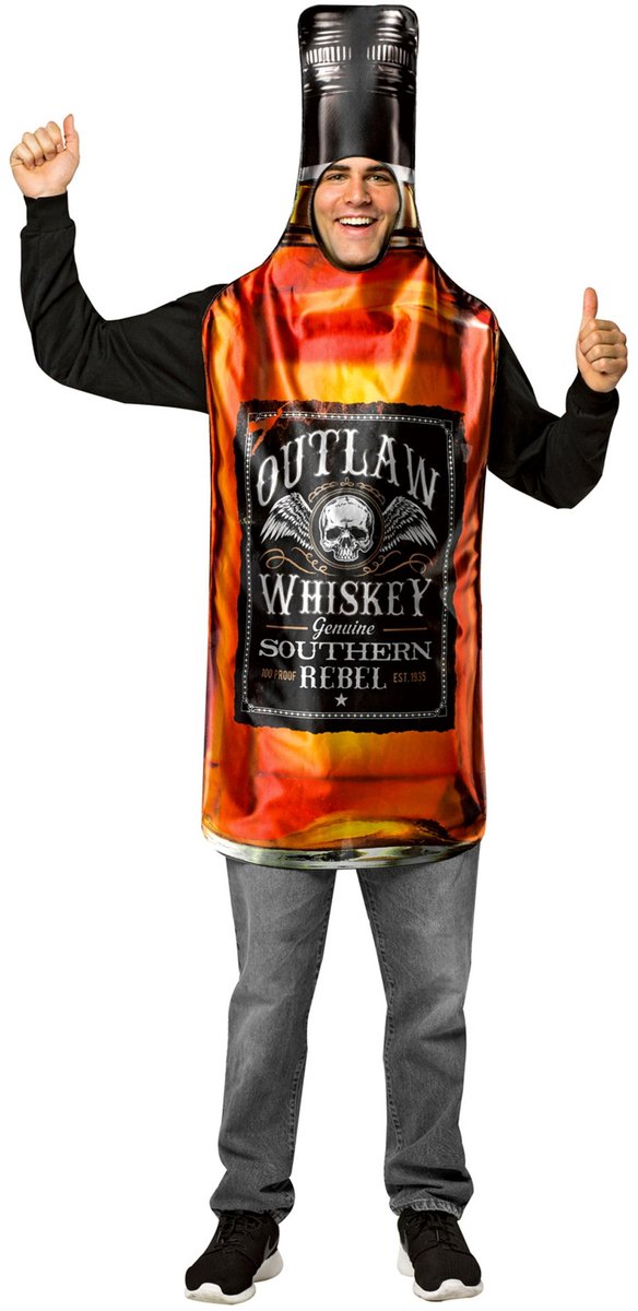 Whisky Fles Kostuum
