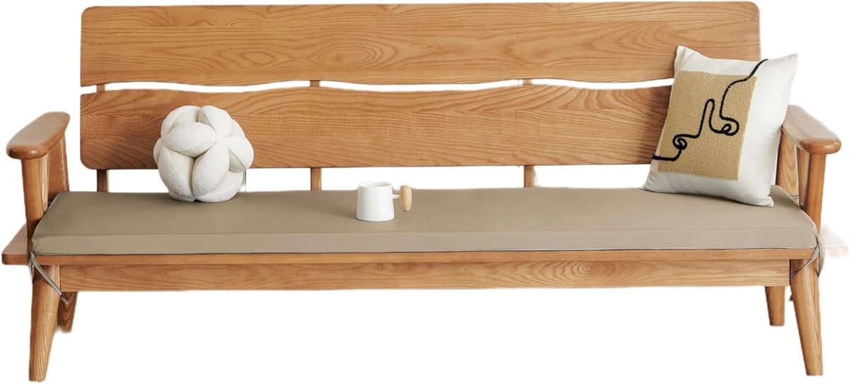 Weerbestendige Tuinbank Kussen 180 x 50 cm | Wasbaar en Dikke 5 cm Kussenhoes voor Tuinmeubelen