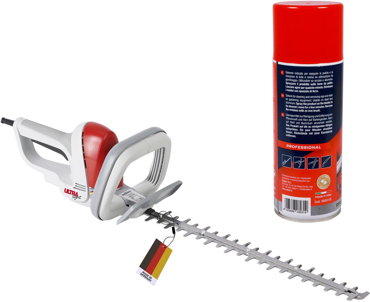 IKRA elektrische heggenschaar Ultralight FHS 1545 met onderhoudsspray, snijlengte 45 cm, Made in Germany