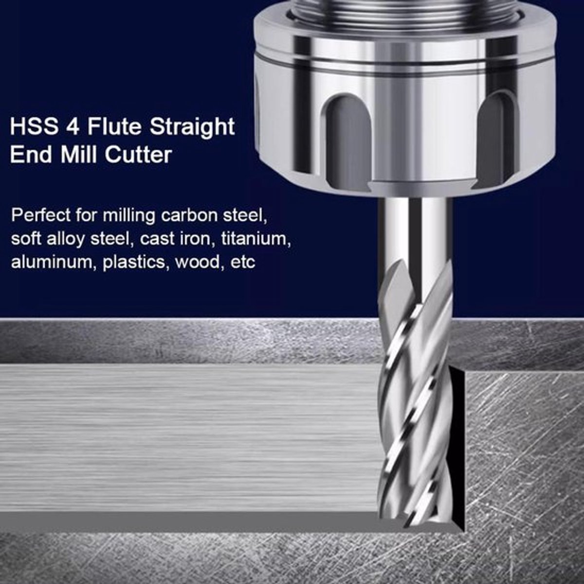 3 mm 3 fluit HSS & aluminium frees voor metaal, hout en kunststof - duurzaam en scherpzinig