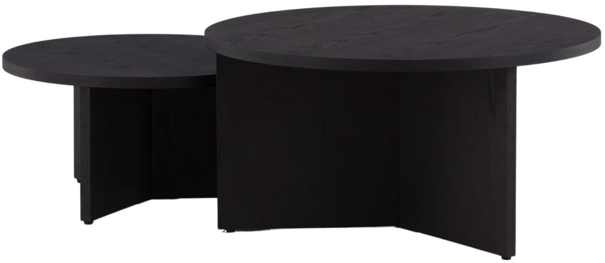 Saltö salontafel set van 2 zwart.