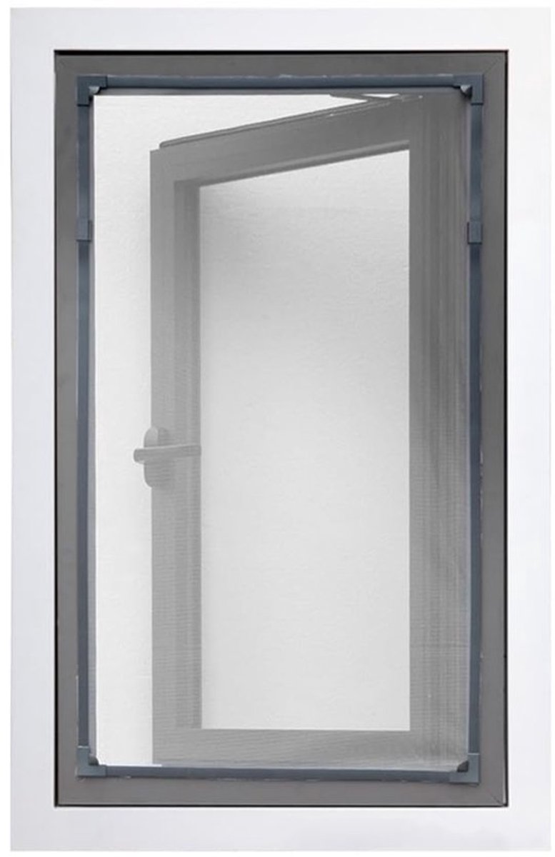 60 x 120 cm verwijderbaar magnetisch raamscherm verstelbaar polyester raamnet om insecten, vliegen, muggen buiten te houden