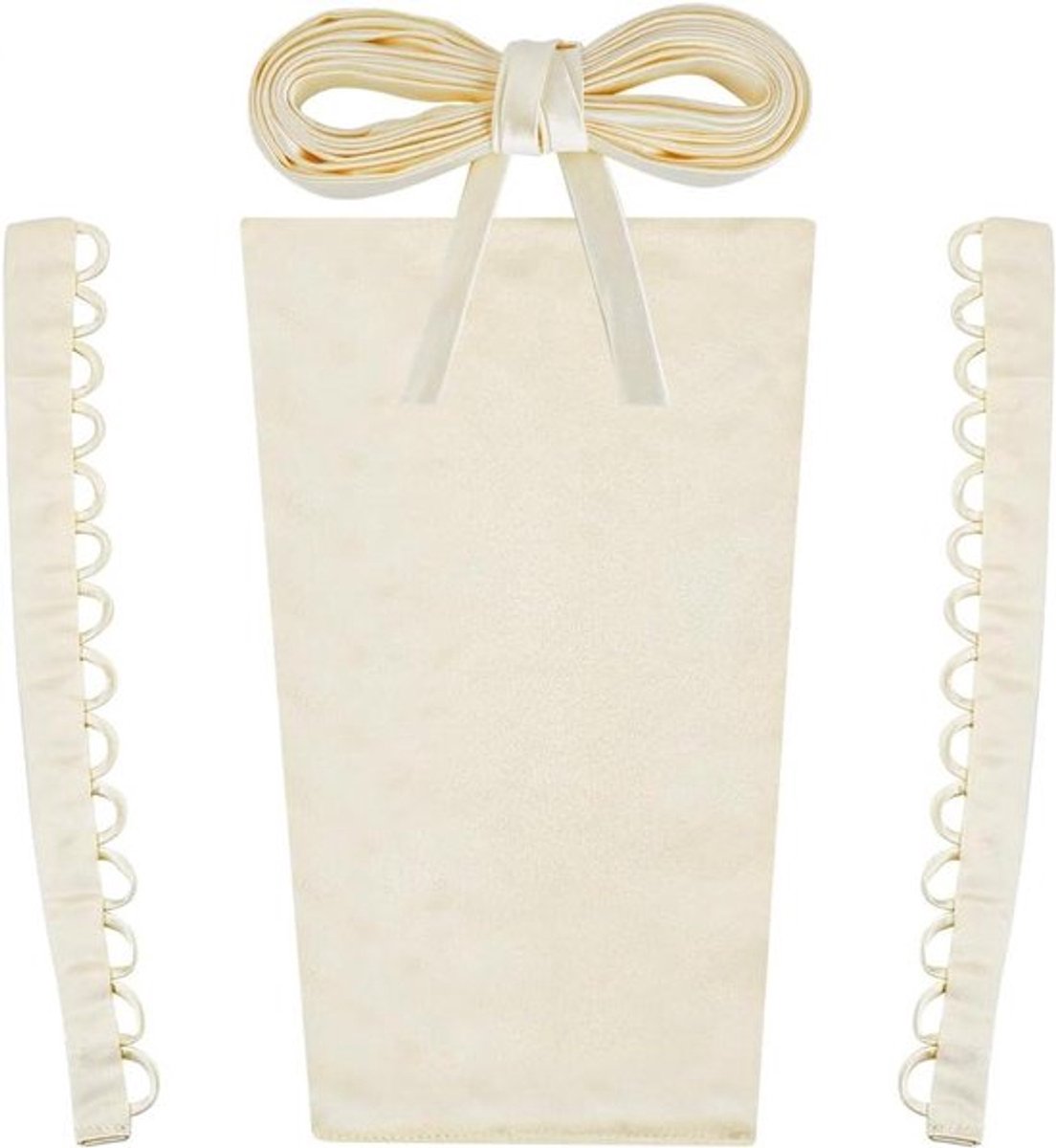 - Trouwjurk-korset kit - Doe-het-zelf - Grote Doek - Satijn - Vetersluiting - Korsetten - Geschikt voor prom formele jurk - Zwart - Set van 4 - Ritsvervanging - Ambacht-accessoires - Verstelbare lintstrikken - Rugkorset - Paneelverlenging - Kant