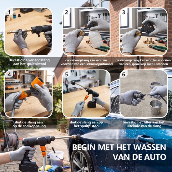 Hogedrukspuit voor autowasstraat — afbeelding 2