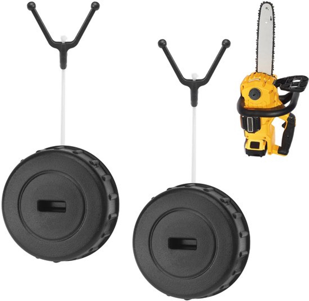 2 stuks olietankdeksel voor kettingzaag voor Stihl 017 018 MS170 MS180 tankdeksel kettingzaag reserveonderdelen tankdeksel en oliedop, vervangingsnr. 1130 350 0500 voor bosbouw en
