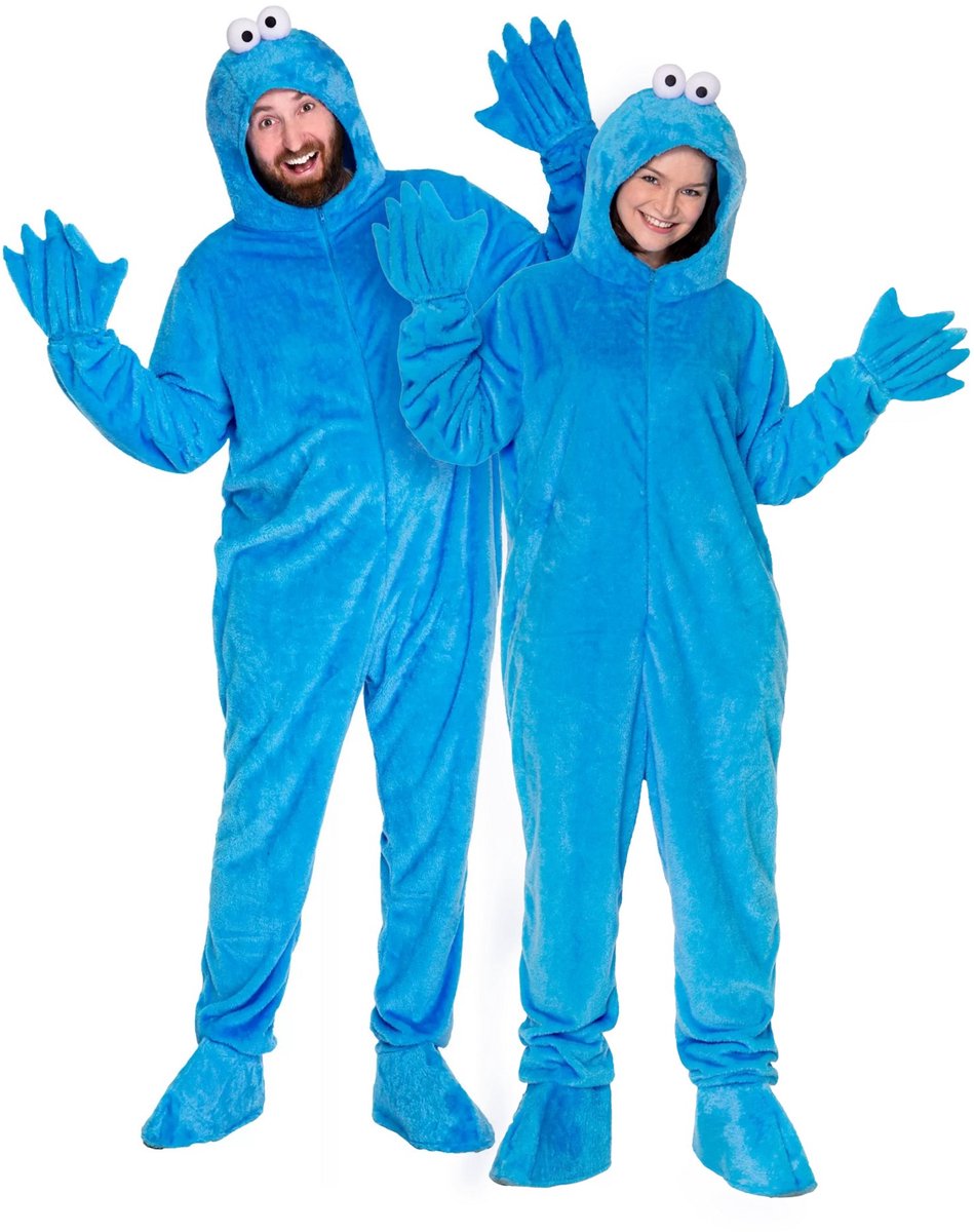 Sesamstraat Koekiemonster kostuum - Carnaval kostuum fasching
