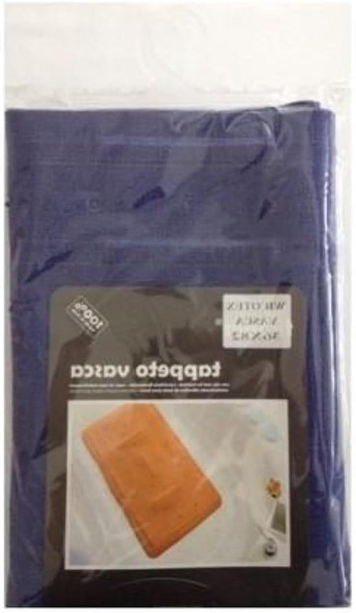 Badmat - Douchemat Antislip - Veilig Douchen - Hoge Antislip Grip - 36x82 cm - Blauw