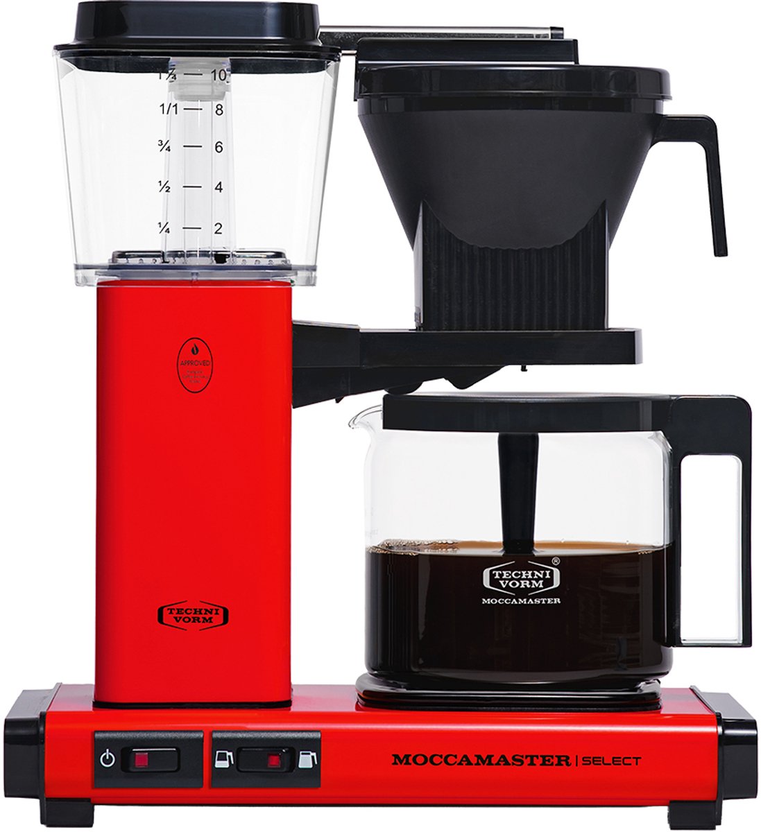 Bol.com Moccamaster KBG Select - Filterkoffiezetapparaat - Red - 5 jaar garantie aanbieding