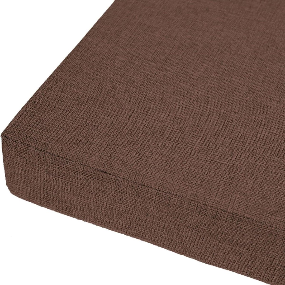 Bankkussen - Zitkussen - Buitenmeubels - Hoge dichtheid spons - 60 x 150 cm - Bruin