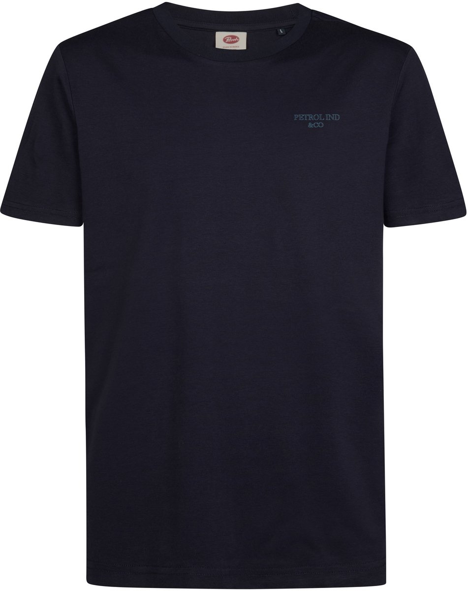 Petrol Industries - Heren T-shirt met print zimmer - Blauw - Maat XXXL