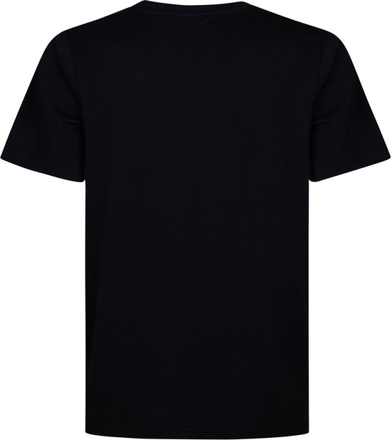 Zwart T-shirt van achteren gezien.