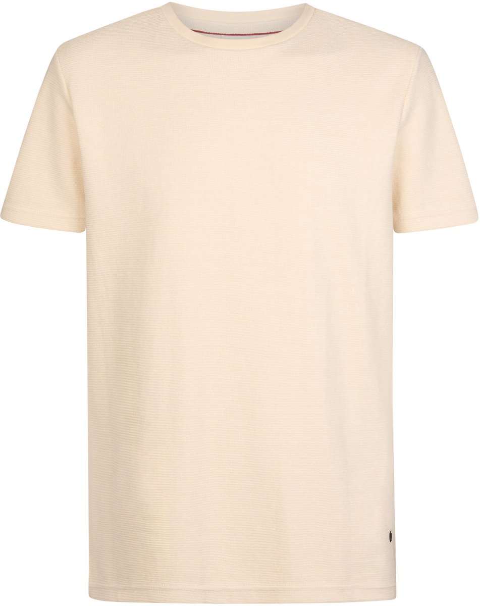 Petrol Industries - Heren Katoenen T-shirt owens - Wit - Maat S