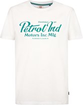 Petrol Industries - Heren T-shirt met print anderson - Wit - Maat L
