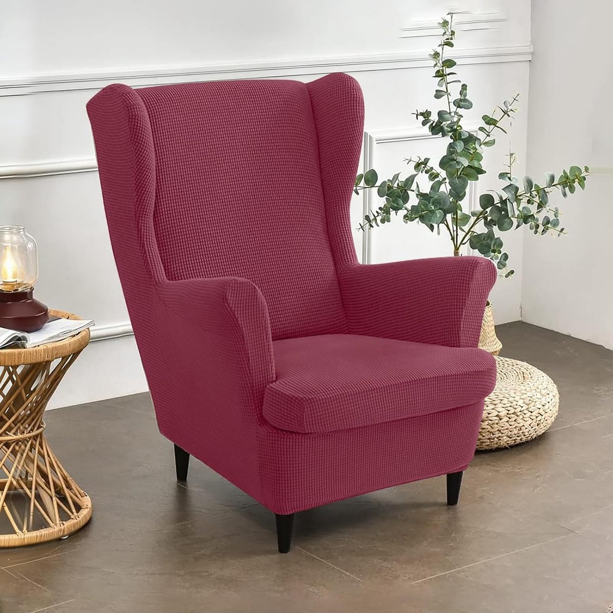 Verstelbare en Wasbare Hoofdeinde Cover, Elastische Bescherming voor Stoelen, Ideaal voor de Woonkamer en Meubelbescherming